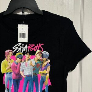 NWT K-Pop Demon Hunters SAJA BOYS Netflix Graphic Tee Shirt, Kids Unisex, Size M